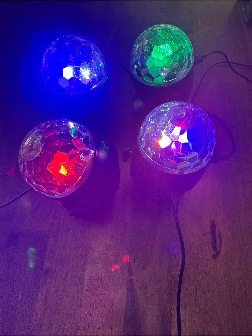 Party Light Multi-Pack - Crystal Disco Ball Projectors